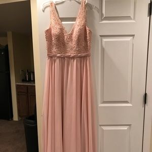 Plush long gown